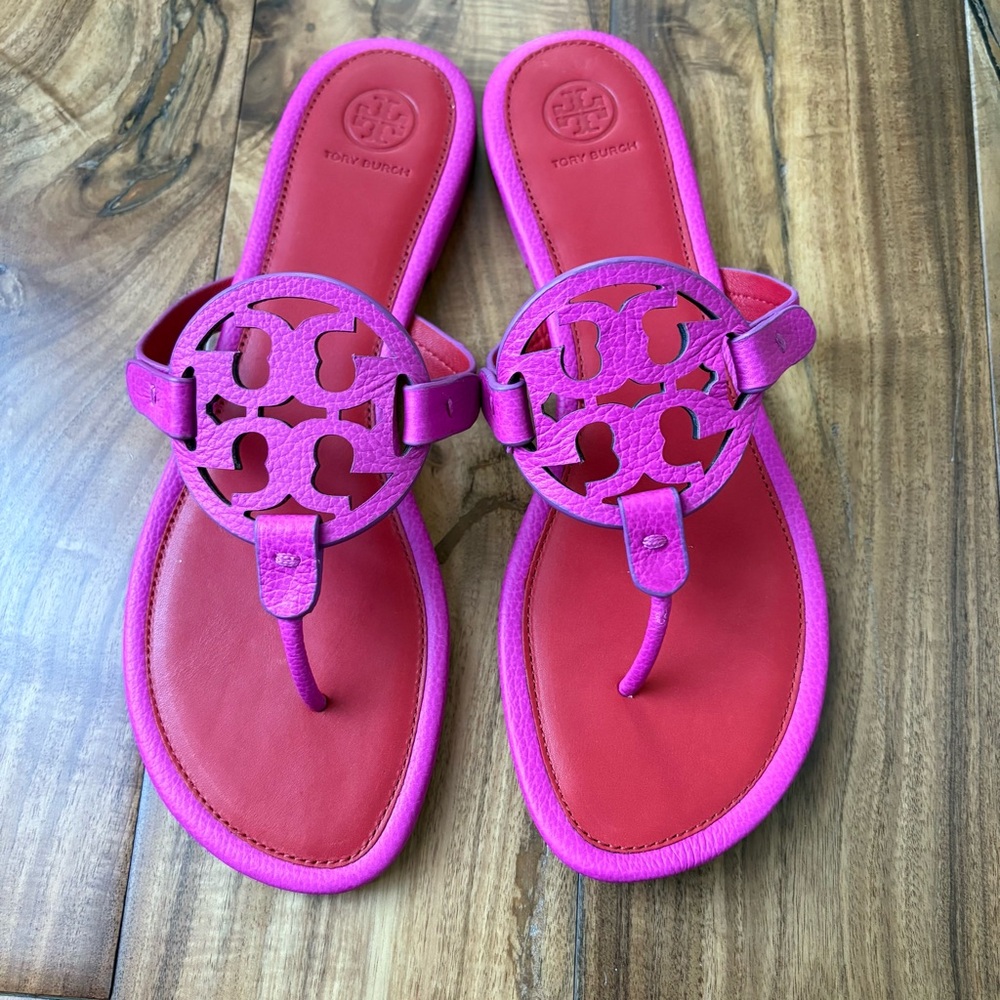 Tory Burch Women's Pink Sandals Size 10
